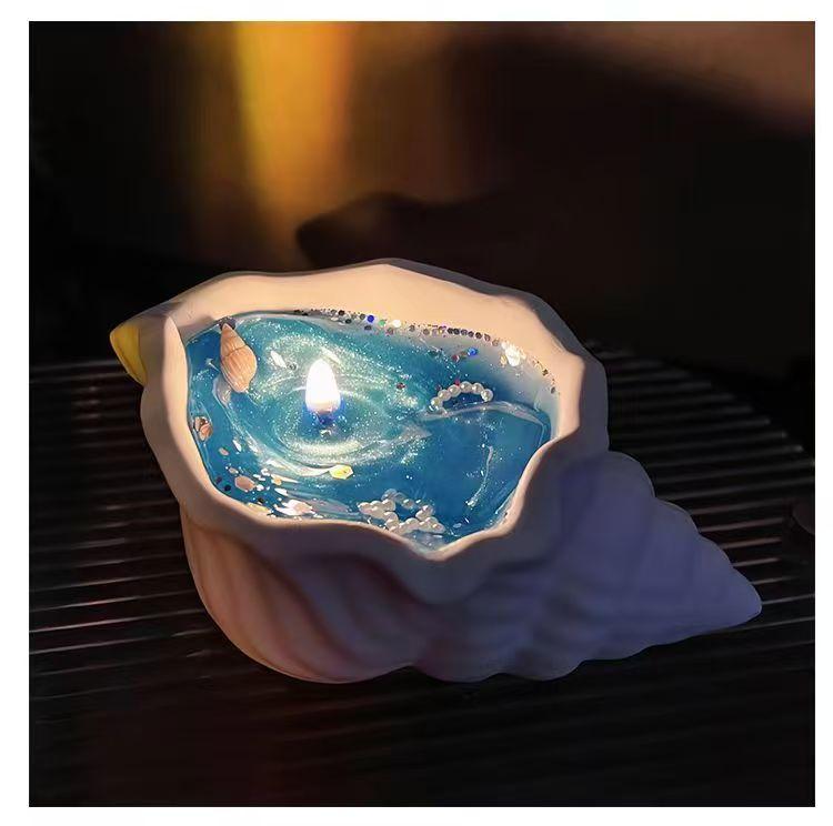 Conch Scented Candle Ornament Gift Bedroom Incense