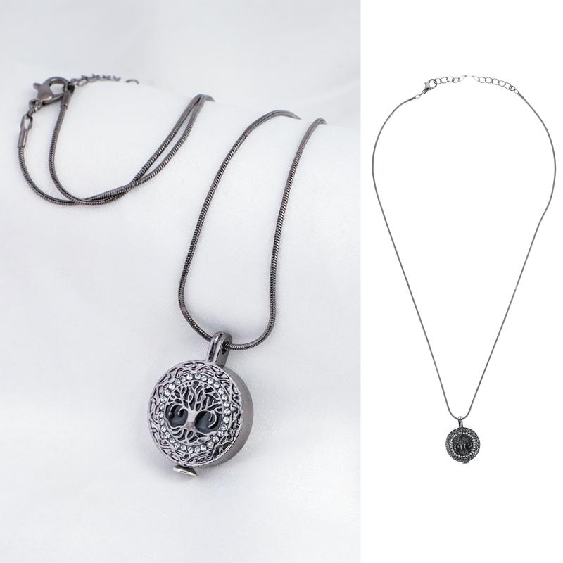 

Дерево Кремация Урна Ожерелье Кулон Пепел Сувенир Памятный Пепел Кулон Ожерелье Унисекс