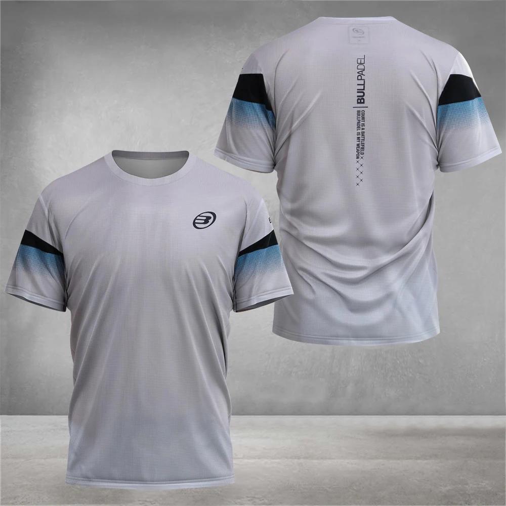 

2026 New Padel Element Print Quick-drying Short Sleeve Men s Tennis Breathable Wear Men s Ultra-thin Fitness T-shirt Casual Top 6XL
