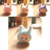 Ultra Soft Plush Rabbit Keychain Backpack Charm Cute Animal Toy For Kids Gift