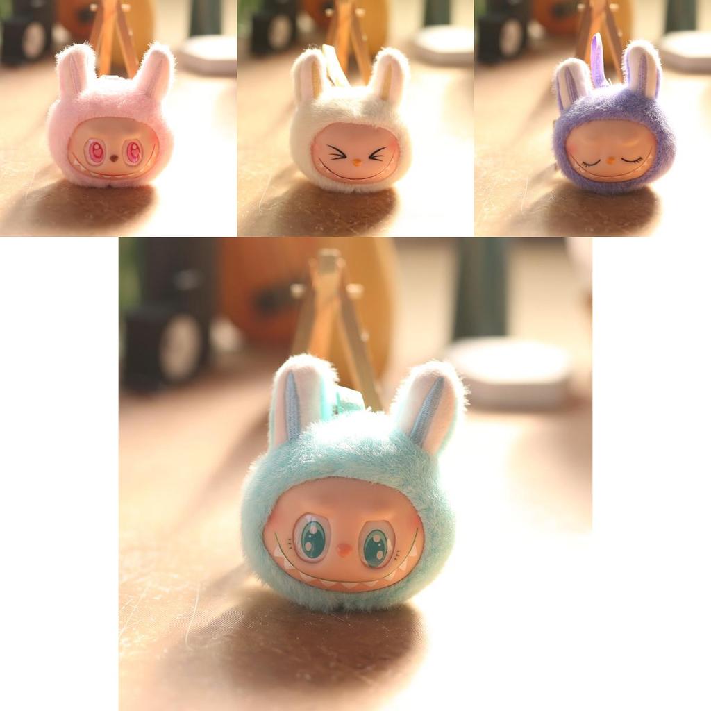 Ultra Soft Plush Rabbit Keychain Backpack Charm Cute Animal Toy For Kids Gift