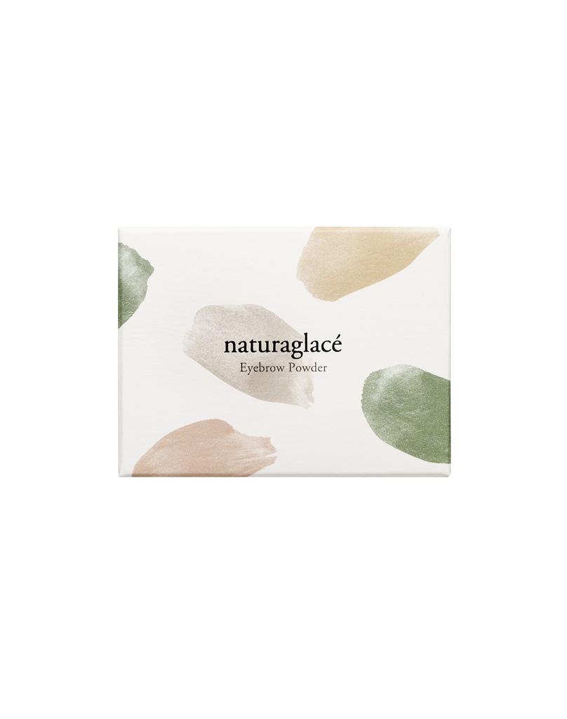 Natural Glass Eyebrow Powder 02 with Brush (Medium Brown)
