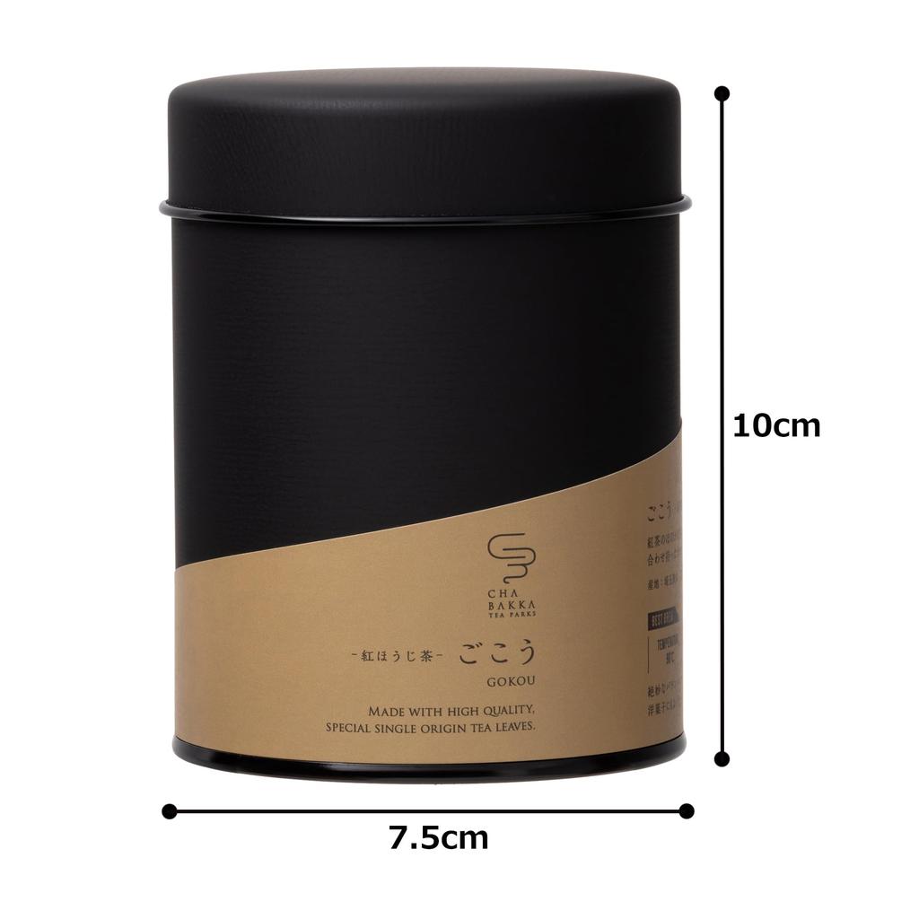 CHABAKKA TEA PARKS Goko Saitama Sayama Red Roasted 50g Loose Leaf Tea, [Tea Can]