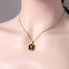 Hochwertige Exquisite Emaille Tropfende Rose Halskette für Damen Leichter Luxus Nische Schlüsselbeinkette