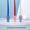 Silicone Fish Toothbrush Holder & Wall-Mount Suction Set