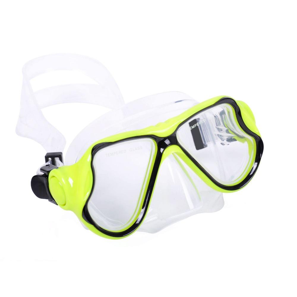 Diving goggles set snorkel with liquid silicone