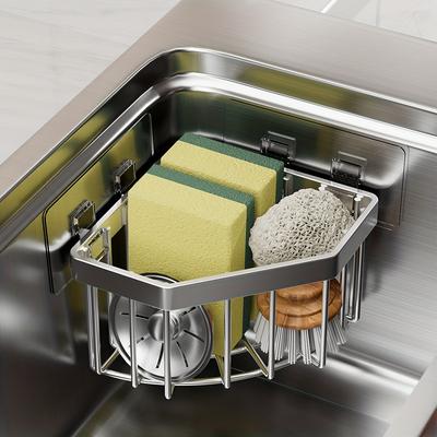 1 Piece Kitchen Sink Storage Rack, Sponge Rack, Cleaning Supplies Drain Rack, Hanging Faucet Drain Rack,