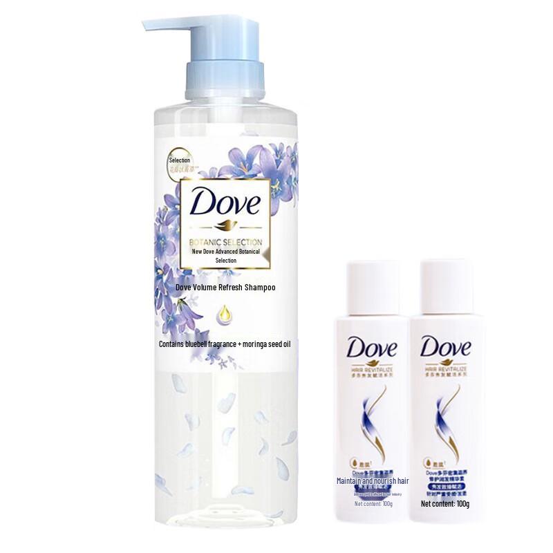 

Dove Botanical Volume & Moisture Shampoo Set