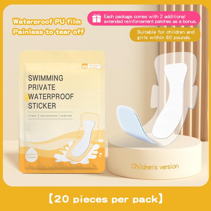 

Плавание Водонепроницаемый патч Мягкие женские личные наклейки для ванны Передовая технология склеивания Хлопковая основа Наклейки для спа-воды