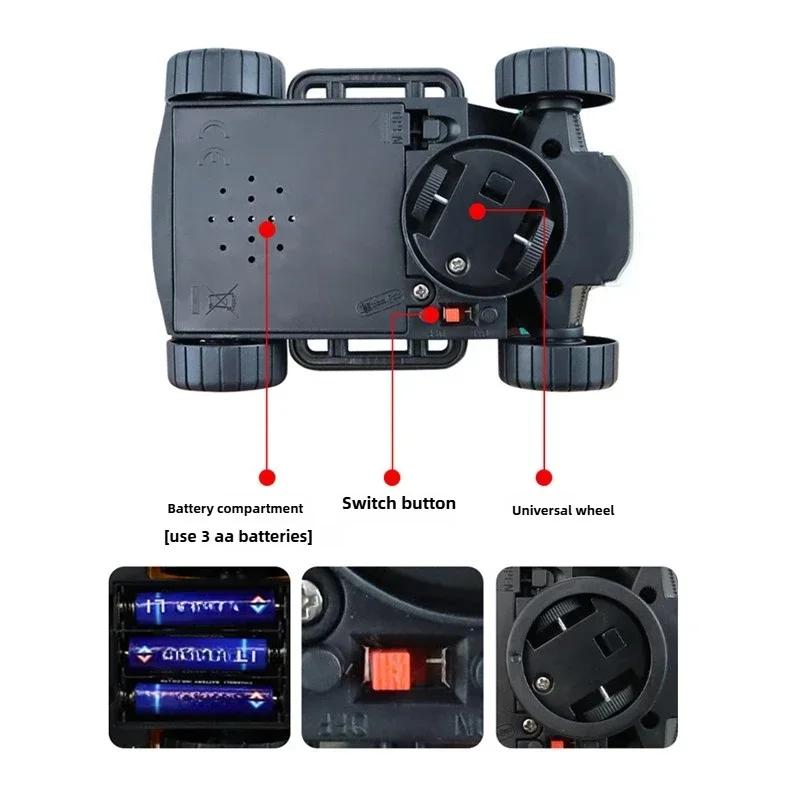 Baby Car Toys Toddler Crawling Sensory Toy Car Toys Electronic Car Tummy Time Gift for Kids 1 2 Year Old Boy Birthday Gifts