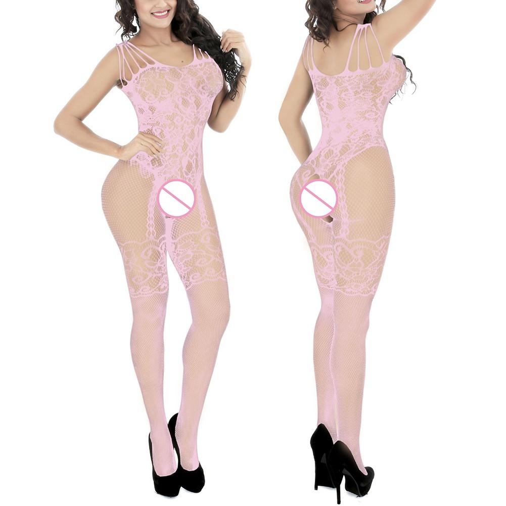 Body Stocking Lingerie Club Underwear Mesh Net Dress Sleepwear Playsuit