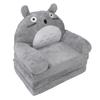 Foldable Kids Sofa Soft Breathable Cartoon Animal Toddler Couch Bed with Armrest for Living Room