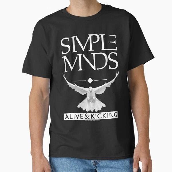 Simple Minds Alive Kicking Classic Tshirt Made In Usaaus Tshirt S2xl S