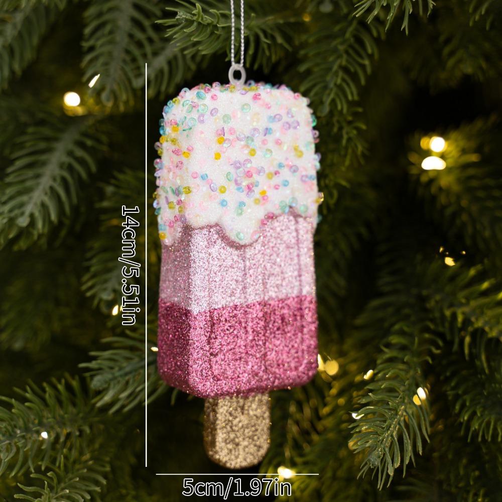 Shiny Metallic Christmas Hanging Decor Holiday Tree Decorations  Home Holiday Decor