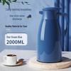 Large Capacity Glass Liner Insulated Thermos Pot - Home Hot Water Dispenser, Thickened and Portable