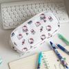 Double Pattern Layer Pencil Case Student Large Capacity Bag Storage