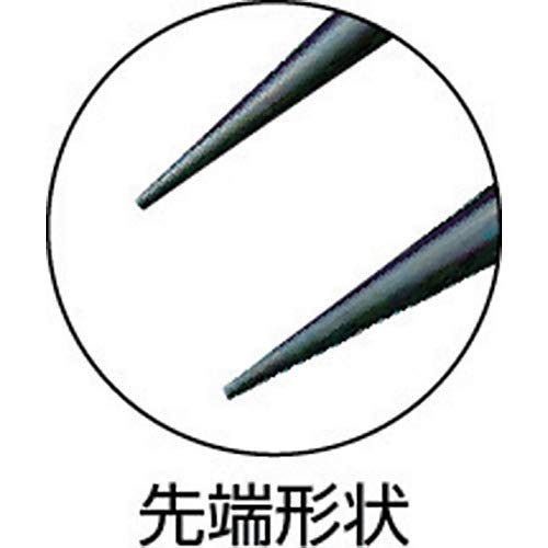 Fujiya Snap Ring Pliers (for holes that close when squeezed, straight jaws), 1.3mm tip diameter, ring fit 12-25mm, jaw locking type, 145mm, FHS-145