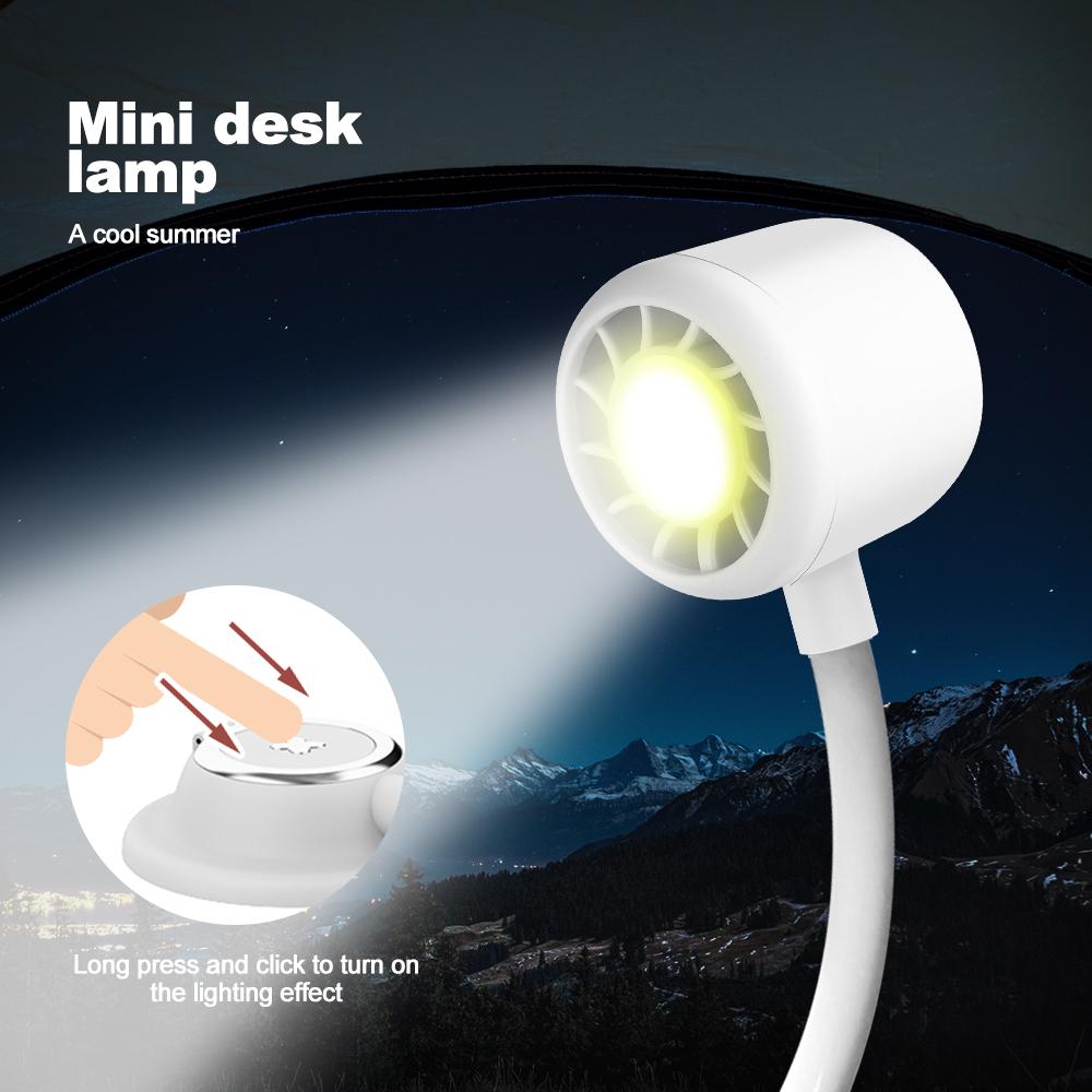 Multifunctional Magnetic Fan With Light USB Rechargeable Fan Outdoor Rotatable Fan Cooling Travel Hand Fans Desktop Phone Stand