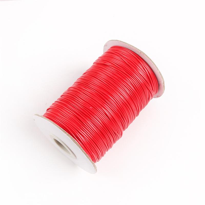 

20meters 0.5 0.8 1 mm Round Wax Cord Black Brown Color Beading Rope String For Diy Bracelet Necklace Findings Jewelry Making 0.5mm