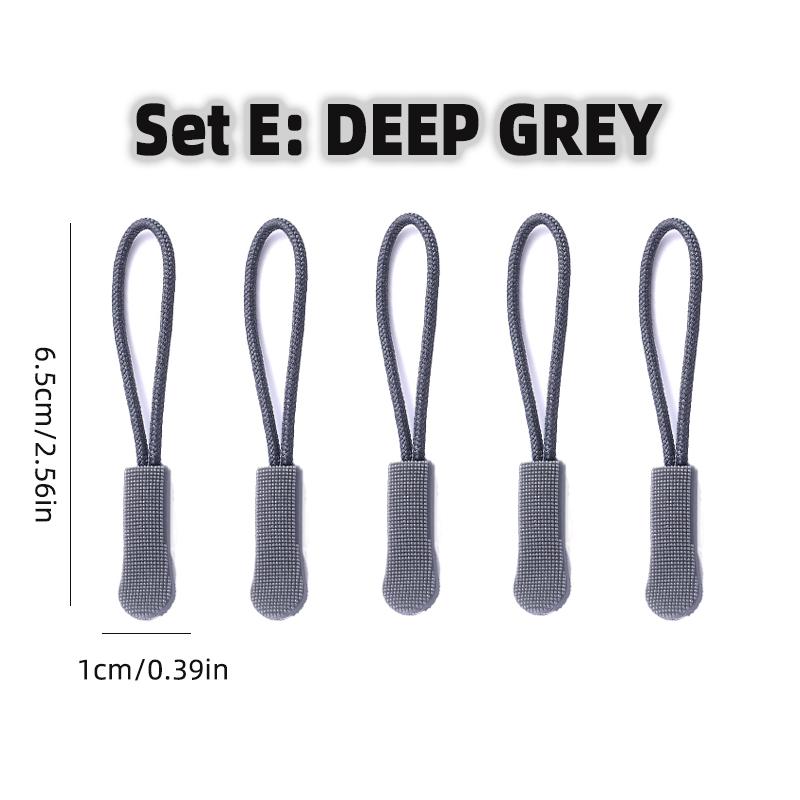5Pcs Universal Metal Zipper Head Puller DIY Sewing Spring Lock Zipper Sliders Replacement Instant Repair for Clothing Bags Shoes