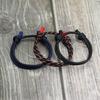 Set Nou de Brățări pentru Bărbați Handmade Reglabile Paracord Brățară Homme Hiphop Rock Brățară cu Farmec Accesorii Bărbătești Cadou Pentru Prieten