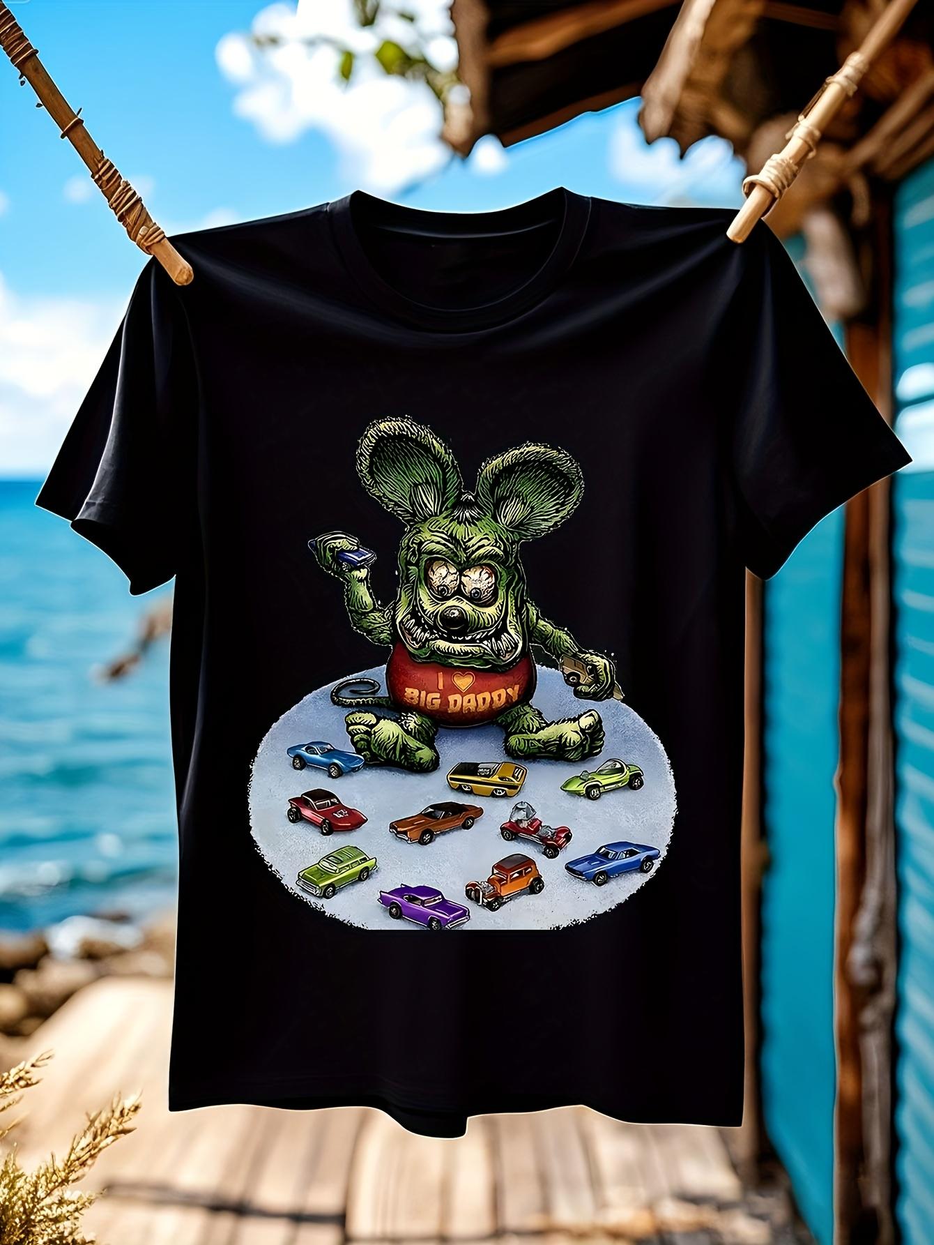 Ed Roth Rat Fink Vintage Americana Graphic Tshirt Graphic... XXXL