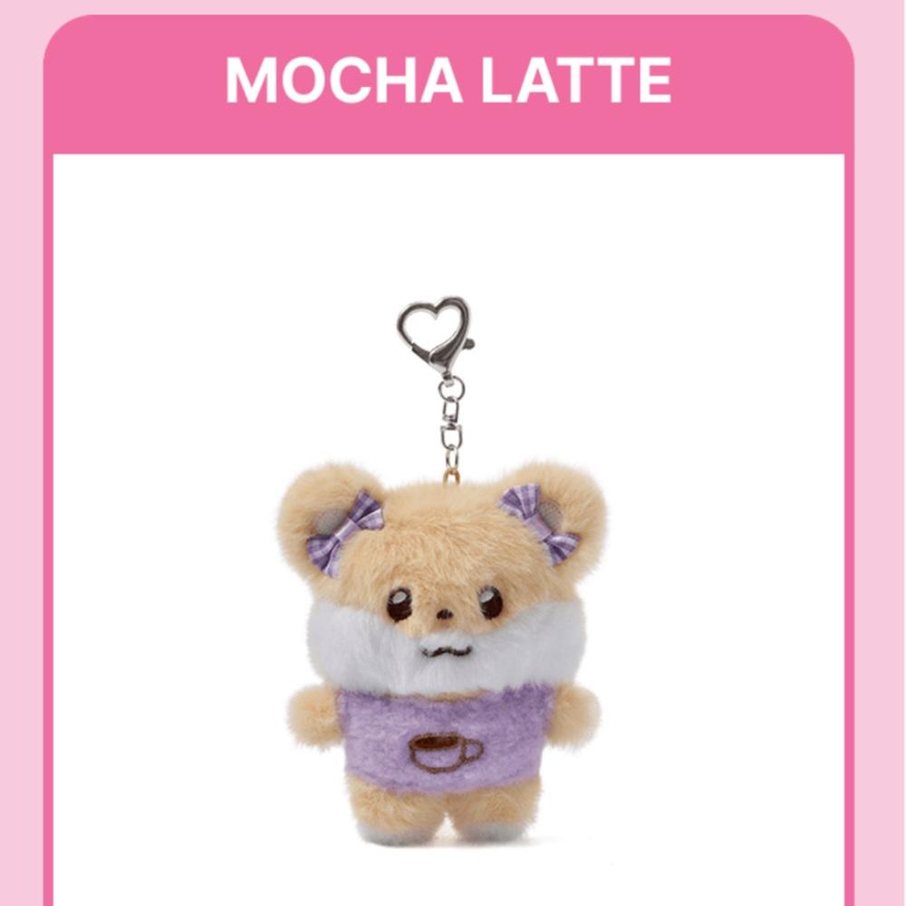 ILLIT Мягкий брелок Выбор версии ILLIT Plush Keyring MOCHA LATTE