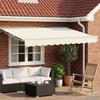 Manual Retractable Awning Cream 3 x 2.5 m