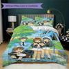 Cardcaptor Sakura Pattern Bedding uilt Set uilt Cover Pillowcase Home Decoration Birthday Gift (1 * duvet cover + 2 * pillowcase without core)