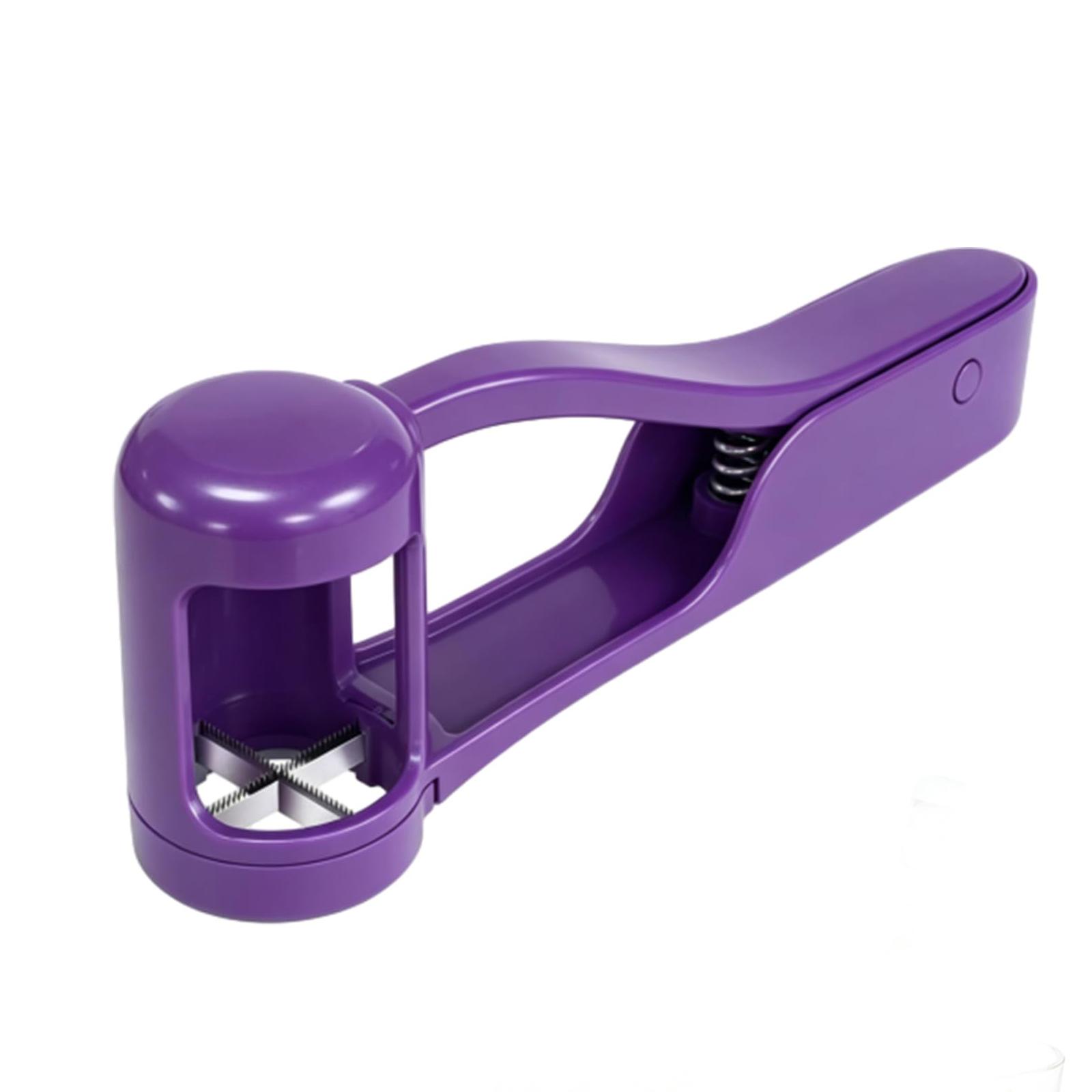 

Fruit Slicer Tool for Grapes and Small Fruits with Stainless Steel Blades and Ergonomic Handle for Easy Cutting and Sectioning One Size фиолетовый