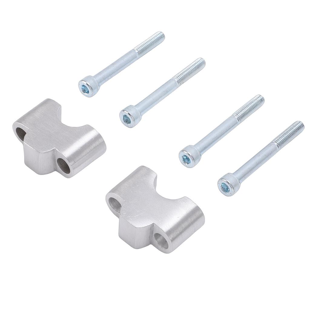 7 8in 22mm Handlebar Mount Clamp Riser 30mm Rise Height Aluminum Handlebar Riser for Motorcycle Dirt Bike ATV