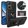 Slide Camera Lens Armor Case For POCO C71 M5s F3 F4 F5 F6 X4 X5 X6 X7 Pro F7 Ultra Protective Cover Ring Stand Holder Funda Capa