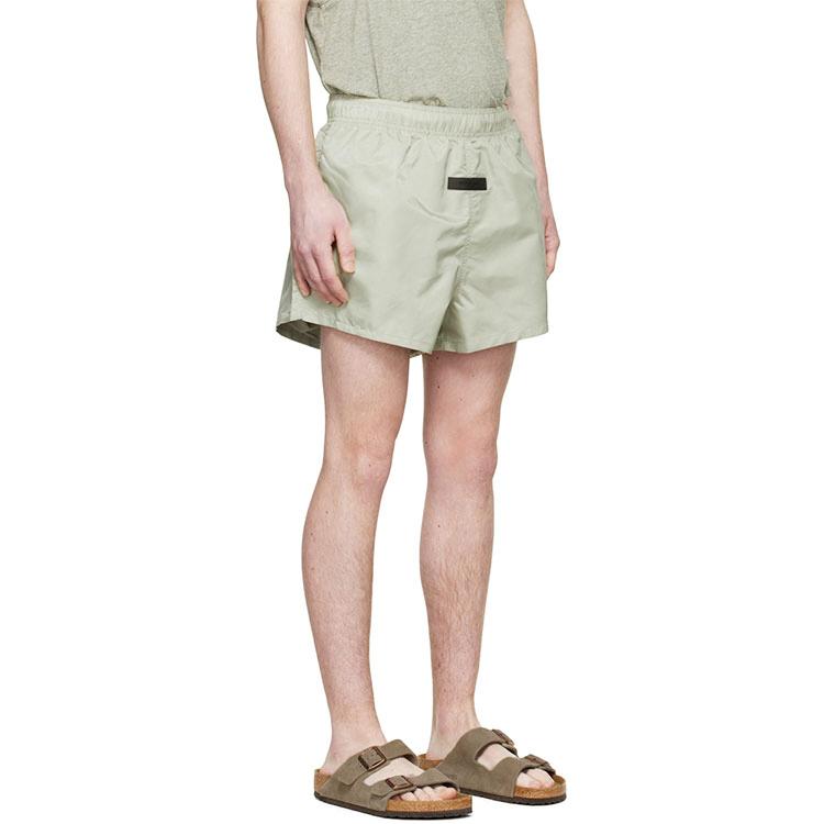 Fear of God Essentials Spring/Summer 2022 Nylon Shorts Men Bottoms Seafoam FOG-SS22-751
