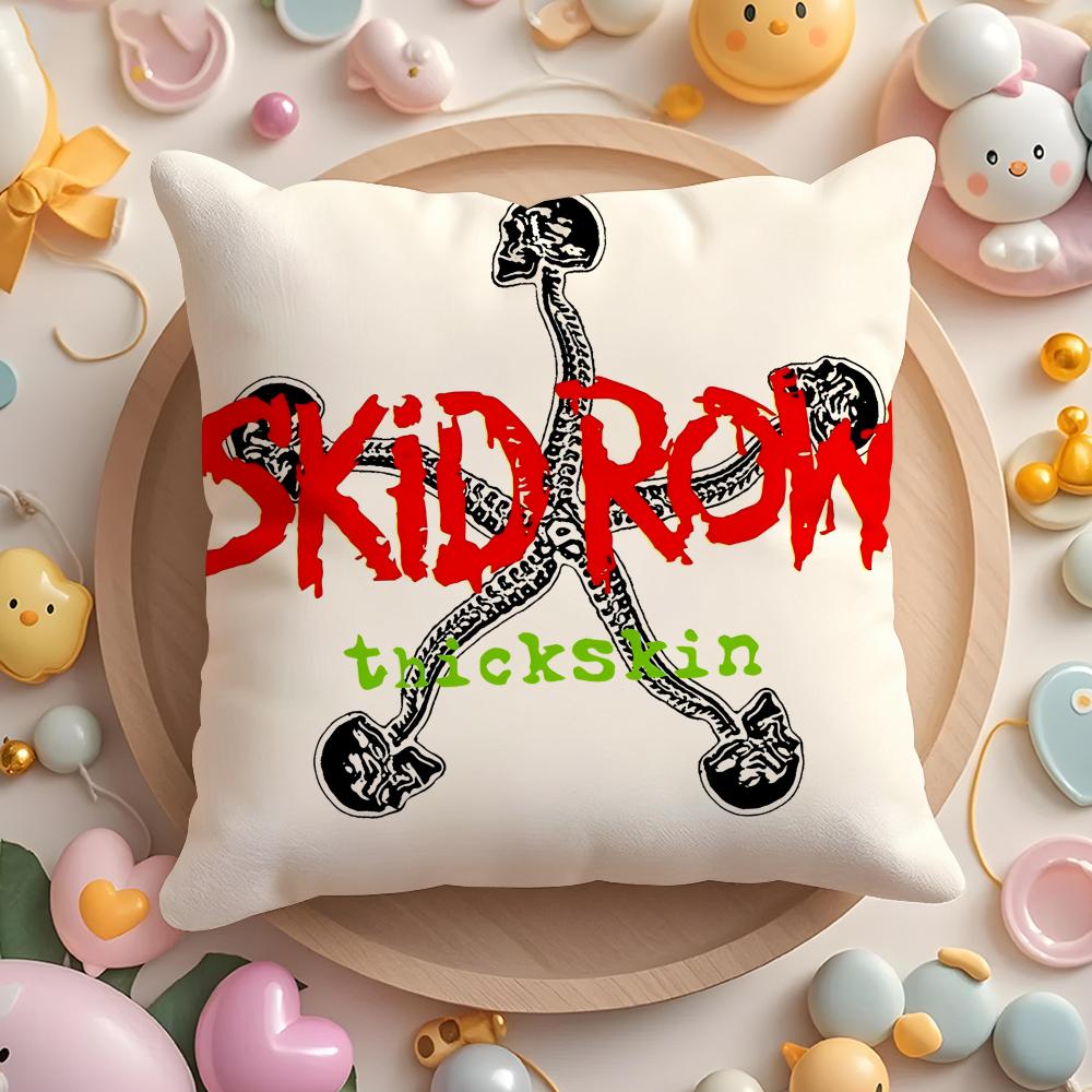 S-Skid R-Row Band Cushion Cover Home & Car Multi-Scene Pillow Cover - Reversible, Soft & Durable for Daily Use