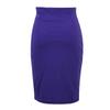 Women Fashion Sexy Office Slimming Buttocks Knee-Length Skirt Stretchable Midi Pencil Skirt
