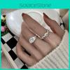 Chic Korean Dongsamun Inspired Twisted Heart Ring With Dazzling 925 Silver