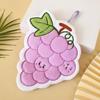 Fruit Hand Towel Kitchen Absorbent Cleaning Cloth Hanging Quick Drying Coral Fleece Rag Bathroom Flower Hand Cloth Home Supplies