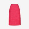 Blue Rose Plus Size Women's French Tea Break Dress for Girls Skirt Sexy All-Matching High Waist Figure Flattering Sheath Side Slit