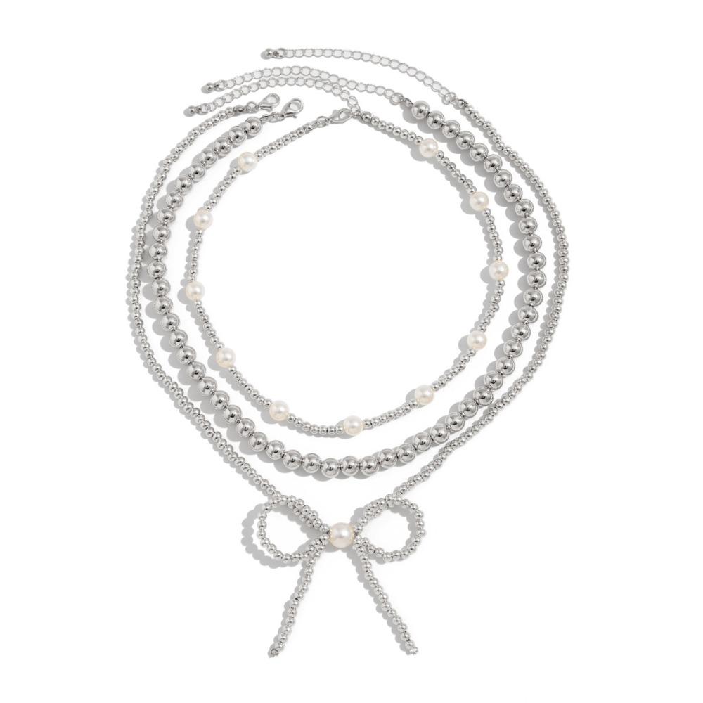 Multi-layer Butterfly Sunflower Necklace Heart Bowknot Pendant Choker  Bridal
