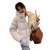 Women's down jacket 2024 new popular foreign style small man high-grade winter warm white duck down hooded jacket