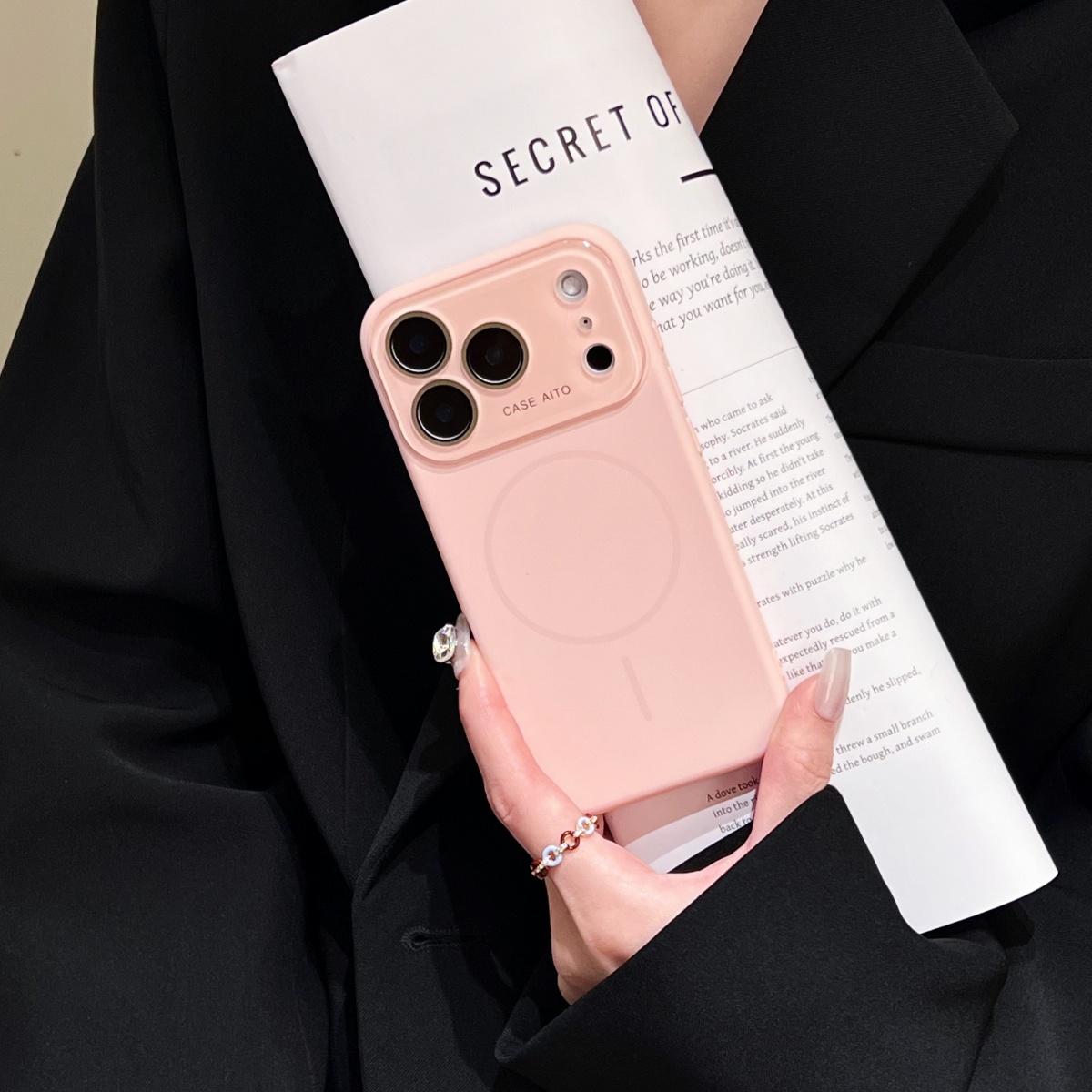 

Liquid Silicone For Magsafe Magnetic Phone Case For iPhone 17 Air 16 15 14 13 12 Pro Max Large Window Protect Shockproof Cover iPhone 12 Pro