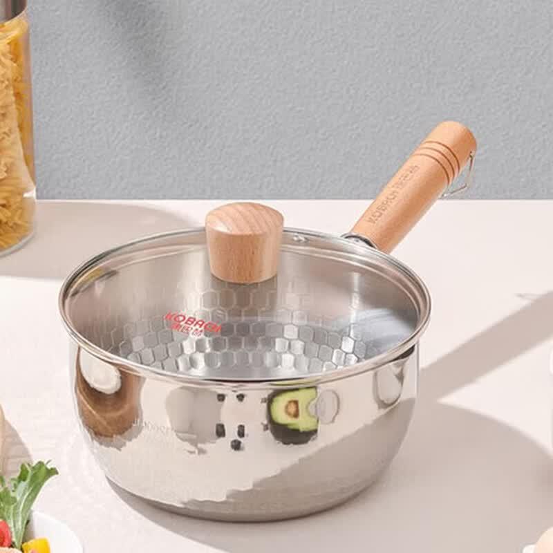 

KOBACH 304 Stainless Steel Non-stick 18cm Yukihira Stew Pot