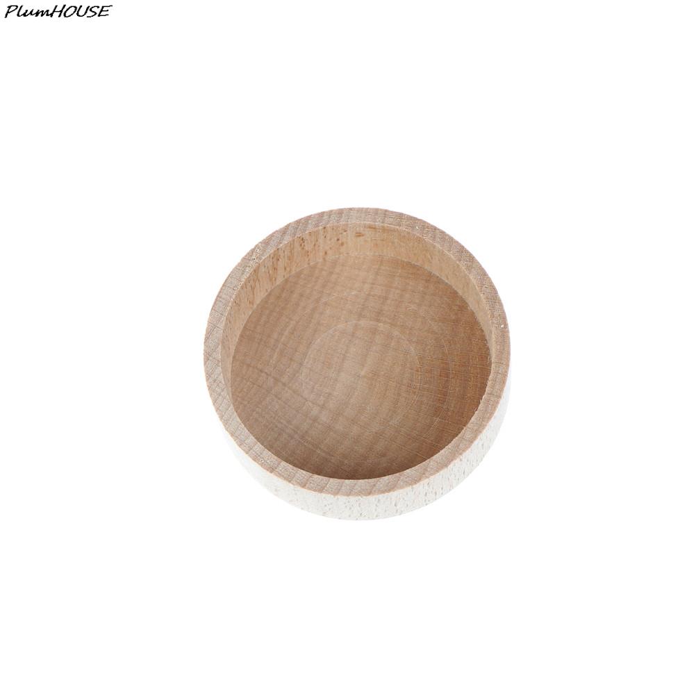 Hot Storage Box Small Round Wooden Handmade Jewelry Organizer Soap Crafts Case Vintage Decorative Natural Craft Jewelry Box