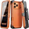 Heavy Duty Hybrid 3IN1 Ott Defender Case For iPhone 17 16 15 14 Plus 13 12 Pro Max Air 17e 16e Shockproof PC Cover With Clip