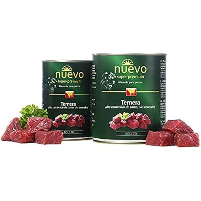 Aliment Complet - NUEVO - Canette Chien Adulte - Bœuf - 800 G - Super Premium