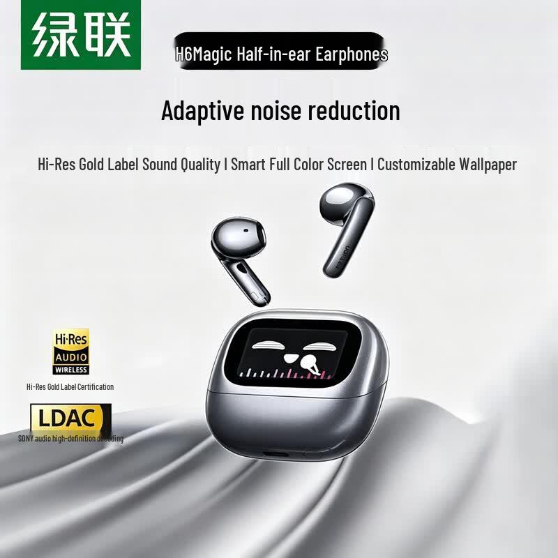 UGREEN H6 Magic Adaptive Noise Cancelling Semi-In-Ear Bluetooth Earbuds
