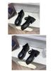 Women's Patent Leather Mary Jane Loafers - Spring 2022 British College Style, High Heel, Round Toe, Thick Sole