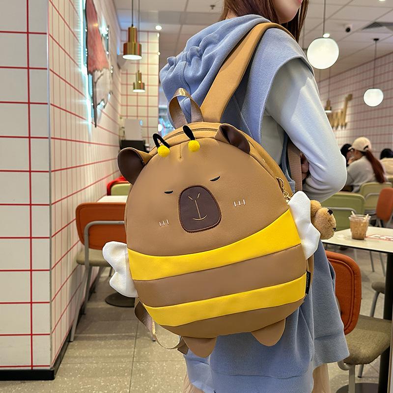 School bag new women's school bag cute cartoon high value college student school bag casual backpack tide