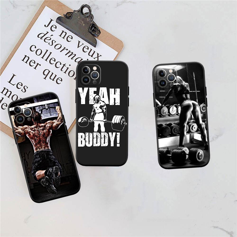 CJ20 Bodybuilding Gym Fitness Girl Soft Shell Phone Case for OPPO A3 Pro A72 A74 A76 A77 A77S A78 A79 A94 A95 A18 A40M A58