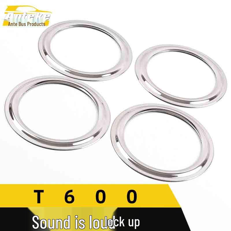 Zotye T600 Stainless Steel Car Door Speaker Ring Cover